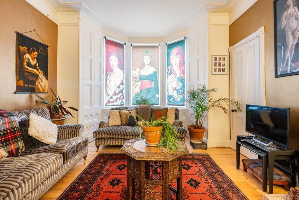 Holyrood Park: Lush & Arty 2 Double Bed Flat Daire Edinburgh Dış mekan fotoğraf