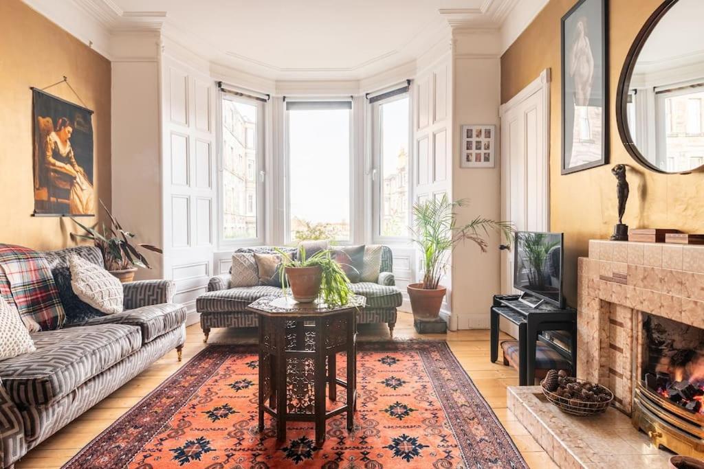 Holyrood Park: Lush & Arty 2 Double Bed Flat Daire Edinburgh Dış mekan fotoğraf